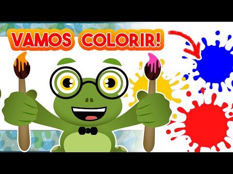 As Cores Em INGLÊS - Aprender As Cores em Inglês para iniciantes | Inglês Infantil | Sapo Serafim