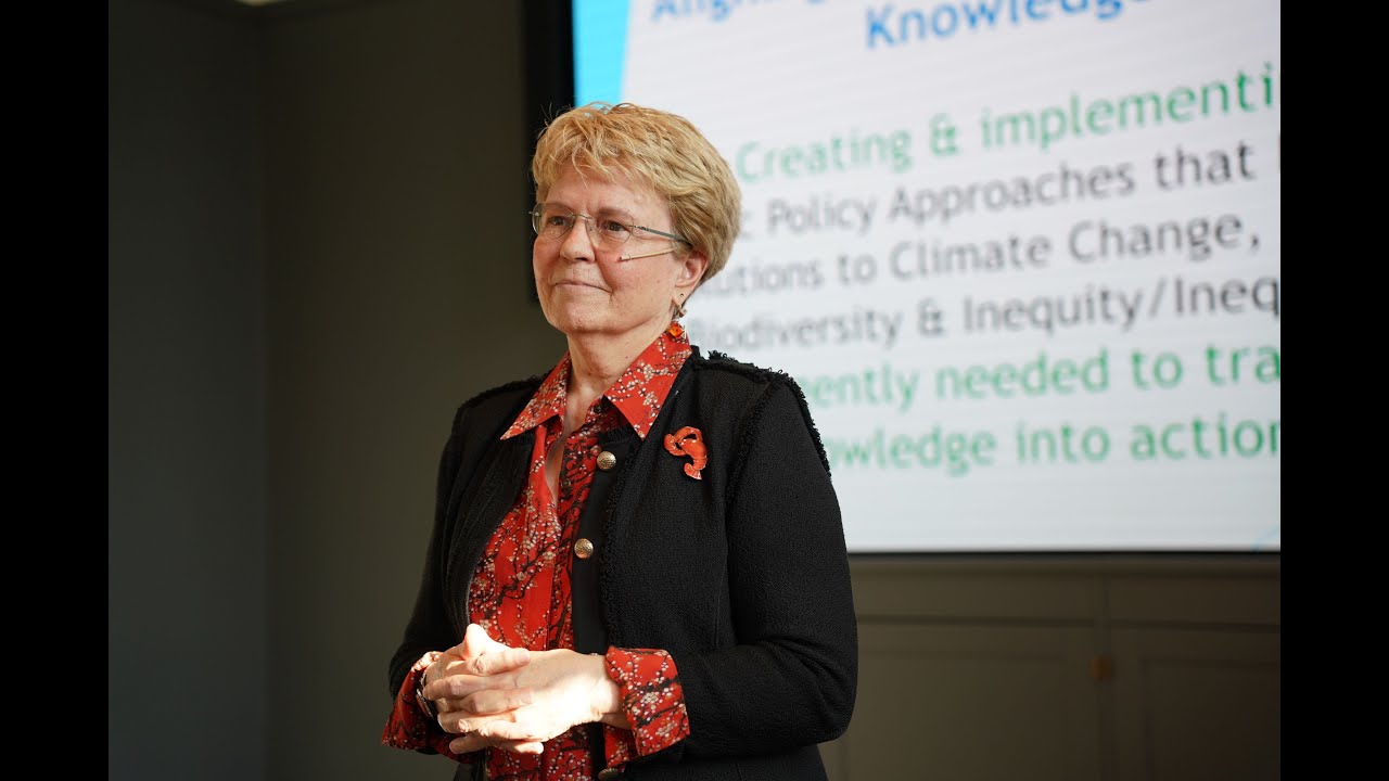 Stockholm Seminar: Jane Lubchenco on aligning policy with science