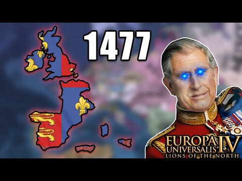 Own whole WESTERN EUROPE as England by 1477 in EU4 1.34