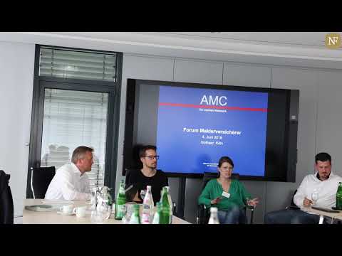 Digitalisierung im Maklermarkt: Podiumsdiskussion mit Jungmaklern beim AMC Forum / Juni 2019