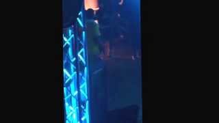 Riff Raff  w/ Big Daddy Kane tip toe-n in they Jor-Dans on stage in Jackson, MS @ Club 110 (6-12-15)