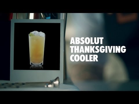 ABSOLUT THANKSGIVING COOLER DRINK RECIPE - HOW TO MIX