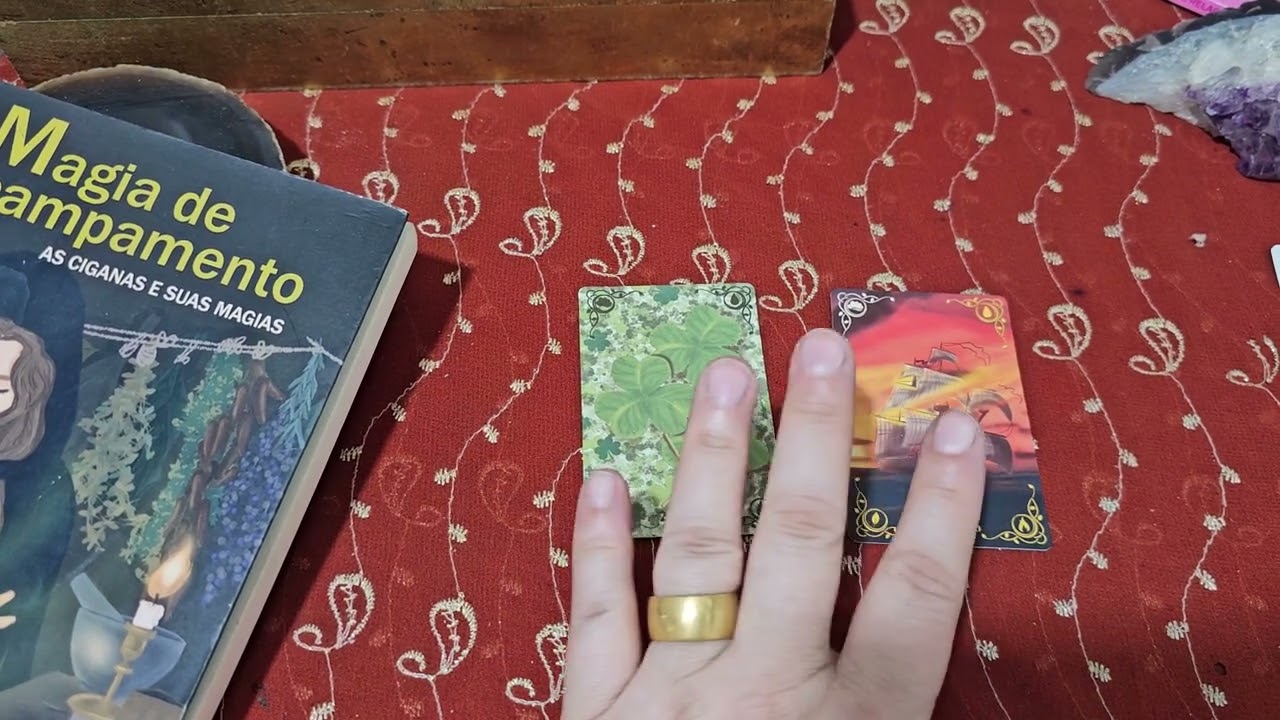 Carta Trevo e Carta do Navio. Combinações do Baralho Cigano.