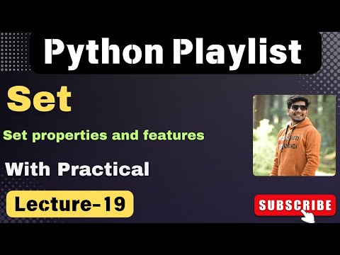 19 Sets In Python Python Sets Explained Python Playlist