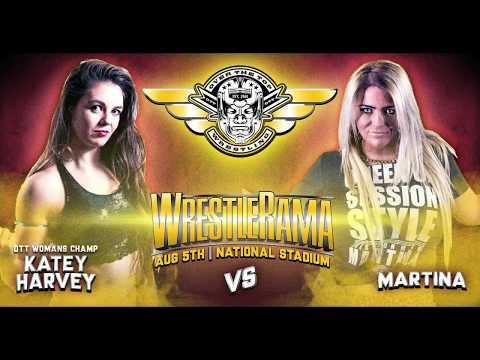 Martina vs Katey Harvey - Wrestlerama, August 5th