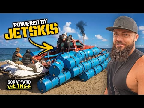Homemade Amphibious Vehicle Fails! Scrapyard Kings Episode 3