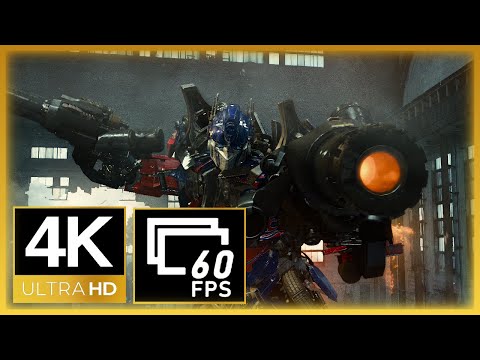 Transformers Revenge of the Fallen - Forest Battle Scene (4K 60FPS) (Remastered)