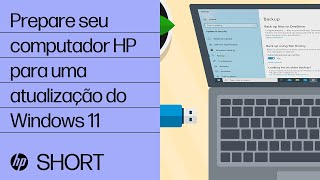 Prepare seu computador HP para uma atualização do Windows 11 | HPSupport #shorts
