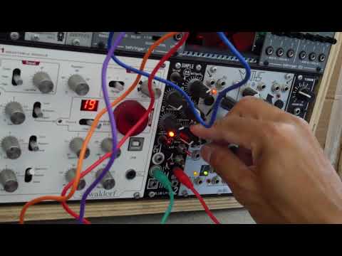 Blue Lantern Simple ADSR Looping Envelope Generator - 8HP 2010s - Black image 5