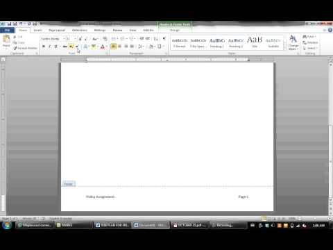 HOW TO INSERT A SEPARATOR BAR