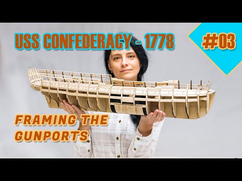 The biggest and most difficult ship model kit - #03 - USS CONFEDERACY