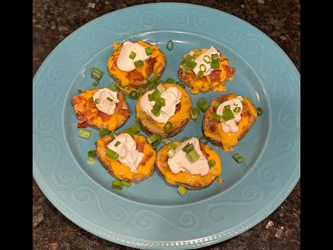 Potato Skin Bites Appetizer | The Perfect Appetizer for Football, Parties and Celebrations!