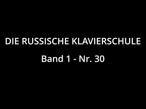 Die Russische Klavierschule, Band 1, Nr. 30 Hopp, hopp, hopp