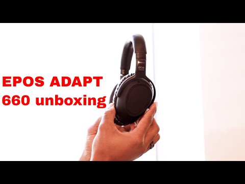 Unboxing the EPOS ADAPT 660 l FIRST IMPRESSIONS l BEST HEADPHONE FOR WORKING