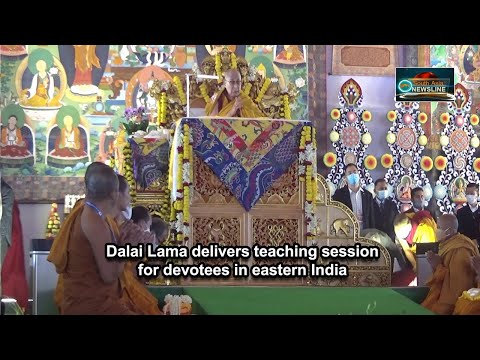 Dalai Lama delivers teaching session for devotees in eastern India