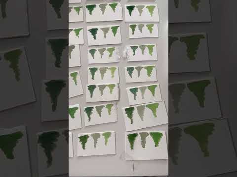 Top 5 pigments for greens #arttutorial #colormixing #watercolorpainting #watercolors #arttips #art