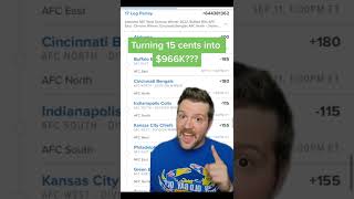 Will this $0.15 Parlay hit for $966,000? 😱 #shorts