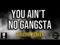 50 Cent - You Ain't No Gangsta (Lyrics on Screen Video 🎤🎶🎸🥁)