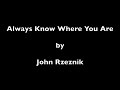 John Rzeznik BBMak Always Know Where You Are High Tone 2002 2025