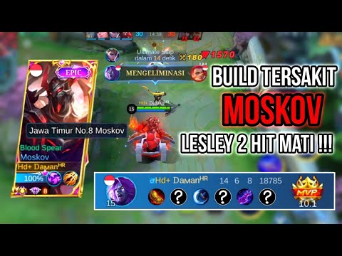 TOP GLOBAL MOSKOV IS BACK‼️AGGRESSIVE GAMEPLAY MODE BARBAR - MLBB