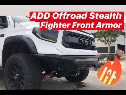 2018 Tundra with ADD Offroad Stealth Fighter Bumper & Prior Year TRD Pro Grille