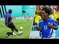 Akinfenwa attempts to recreate Ronaldinho's UNBELIEVABLE free-kick against England