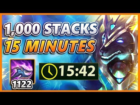 *FASTEST 1K STACKS* HOW TO MAKE THE ENEMY FF (SPEED RUN NASUS) - BunnyFuFuu URF