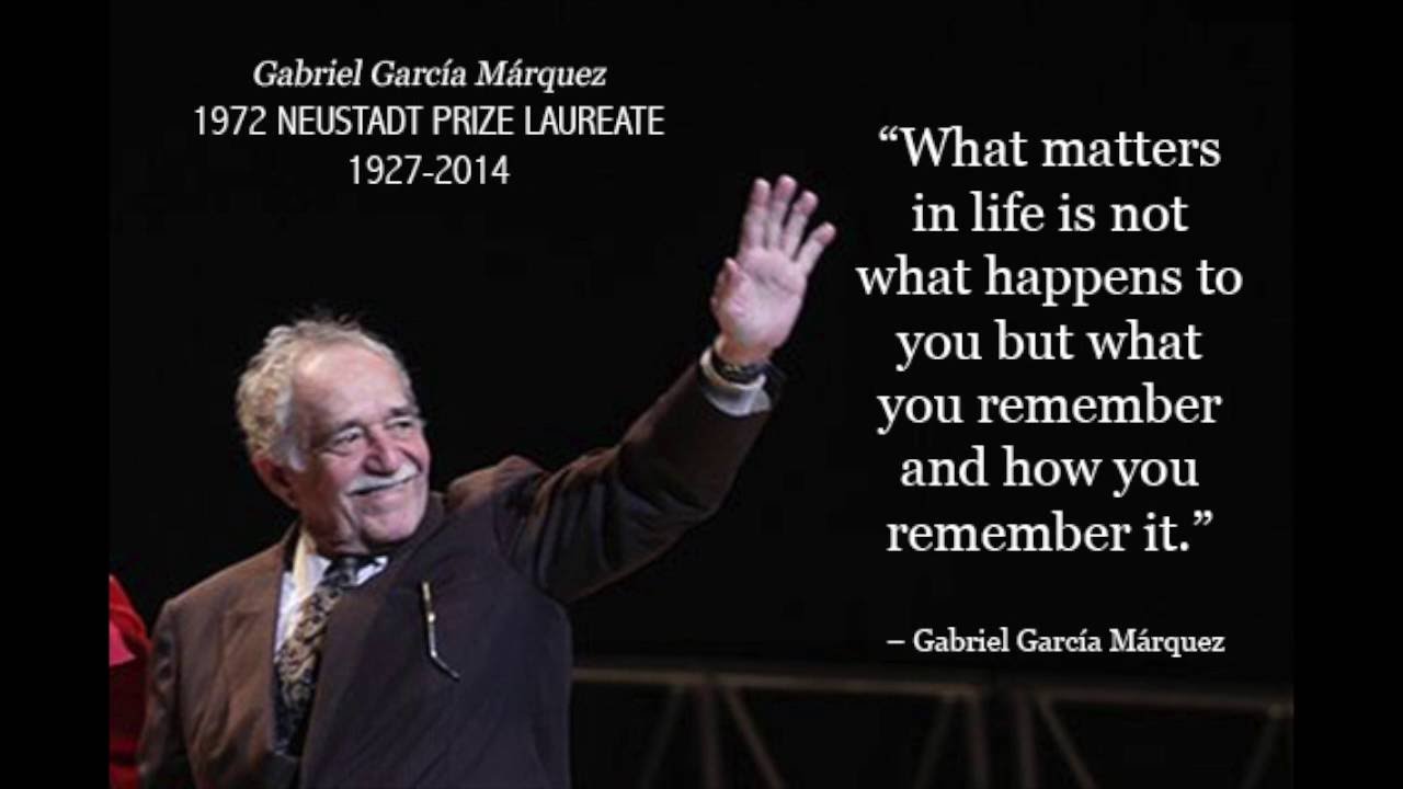 Gabriel Garcia Marquez (Nobel Prize Speech): 