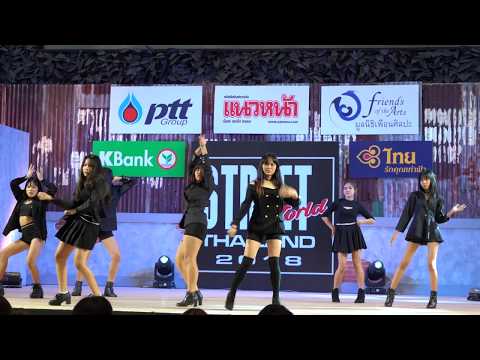 180512 PVC cover CLC - Black Dress @ Street World Thailand 2018
