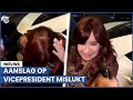 Schokkend: mislukte aanslag op vicepresident Argentinië gefilmd