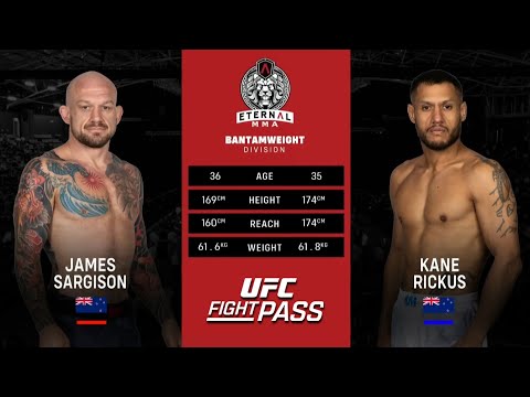 Eternal MMA 100: Kane Rickus vs James Sargison Stroud | November 14, 2025