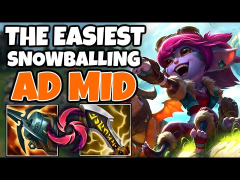 Tristana Mid is one of the easiest AD mids that snowballs out of control with only a couple kills