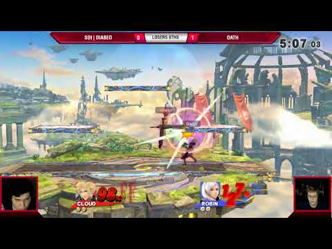 VS Weekly 8/3/17 - Losers 8th - Dath (Robin) vs Diabeo (Cloud) - Smash 4
