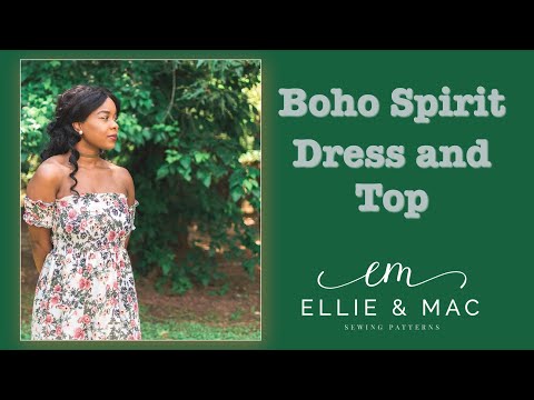 Boho Dress Sewing Tutorial - Shirring Made Easy