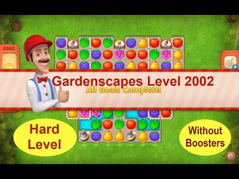 Gardenscapes Level 2002 - [2021] [HD] solution of Level 2002 on Gardenscapes [No Boosters]a