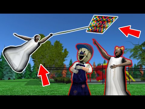 Granny and kite vs Grandpa vs Ice Scream - funny horror school animation (p.61)