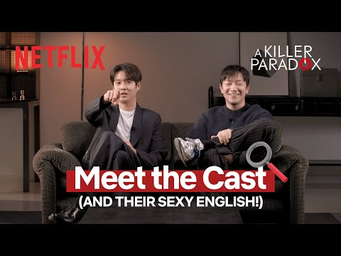 Choi Woo-shik and Son Sok-ku speaking English | A Killer Paradox Shoutout | Netflix [ENG SUB]