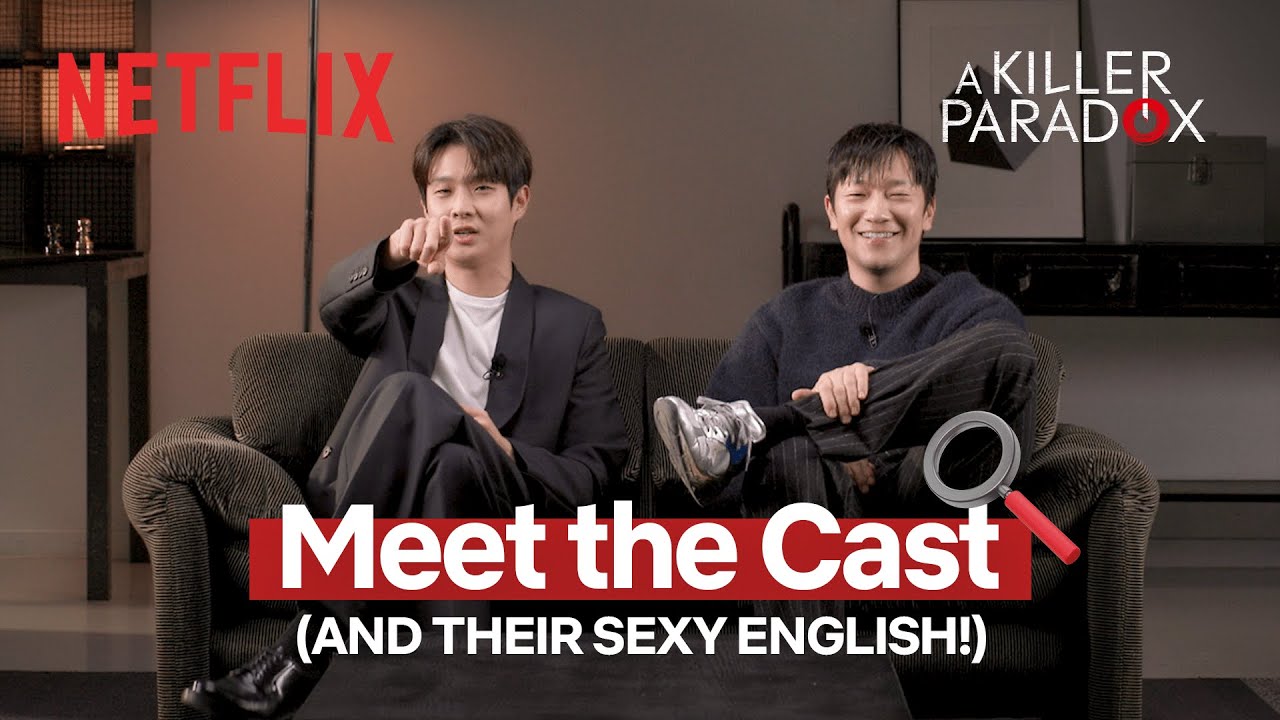 Choi Woo-shik and Son Sok-ku speaking English