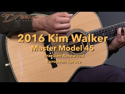 Dream Guitars - 2016 Kim Walker Master Model 45, Brazilian Rosewood & European Spruce #guitardemo