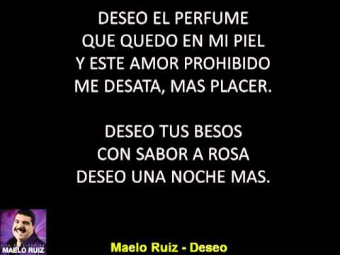 Maelo Ruiz - Deseo - CON LETRA