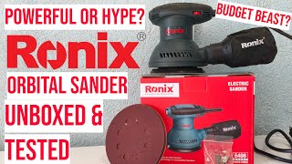 Unboxing & Testing Ronix 6406 Orbital Sander (320W) Is this Best Budget Orbital Sander?