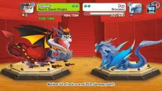 Dragon City Mobile: Hearts Queen Dragon [BATTLE]