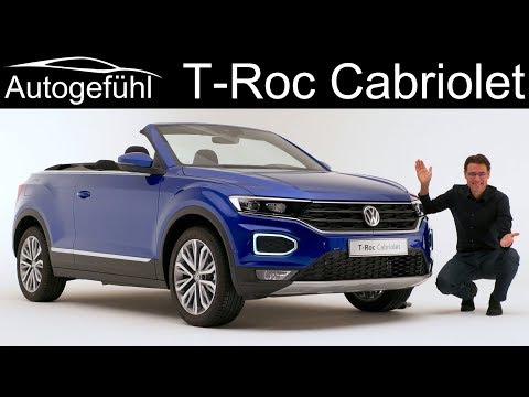 VW T-Roc Cabriolet Premiere REVIEW Exterior Interior - Autogefühl