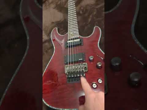 Schecter Hellraiser C-1 FR S Sustainiac 2013 - Present - Black Cherry image 9