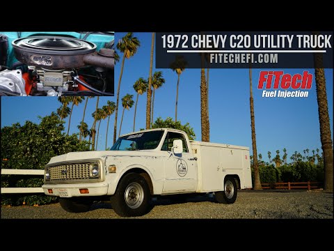 1972 CHEVY C20 UTILITY TRUCK EFI INSTALLATION | FiTech Tech Video