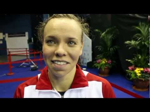 Karen Cockburn Interview Part 1 - 2011 world trampoline championships