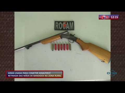 Arma usada para cometer assaltos eÌ retirada das maÌƒos de bandidos na zona rural (18 05 20)