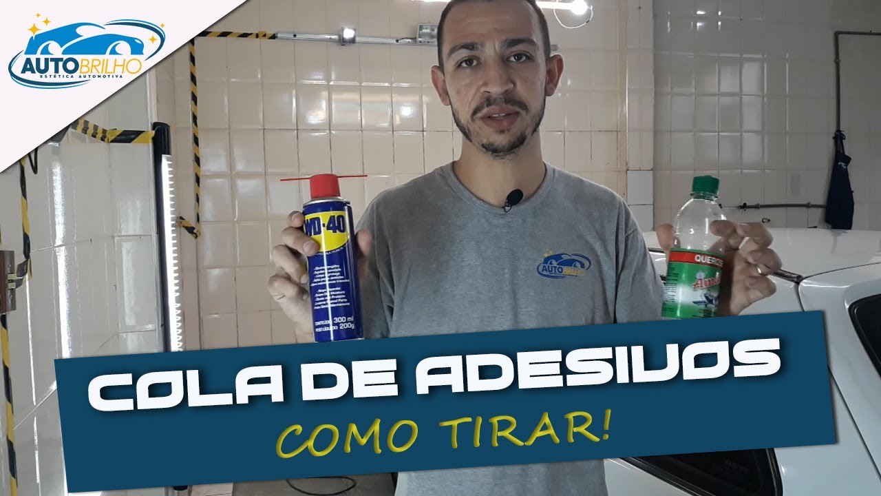 Como tirar cola de adesivos da pintura do seu carro!