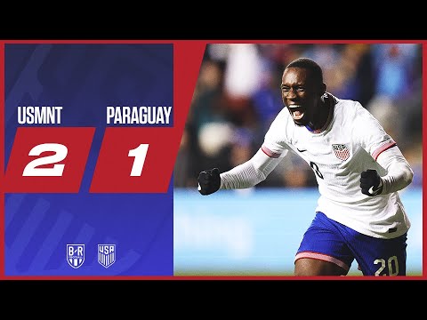 Reyna, Balogun Lead USA vs. Paraguay | USMNT 2-1 Paraguay | Official Highlights