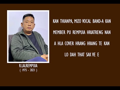 This i promise you (Cover) - R. Lalrempuia ( Mizo Vocal Band )